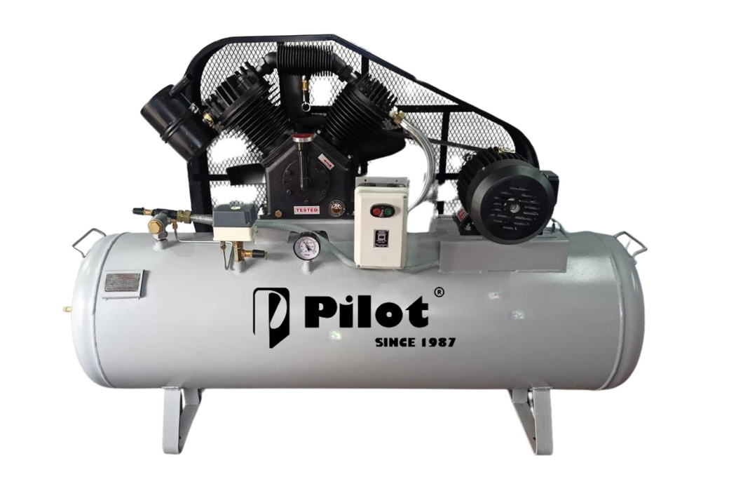 Belt Driven Air Compressor 220L 7.5HP Motor