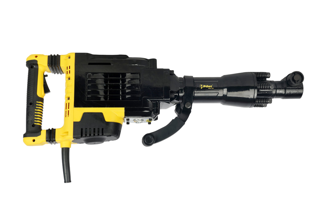 Pilot Demolition Hammer 24KG 3000W Electric Jack Hammer | 75J Impact Energy | 2200 BPM Heavy Duty Concrete Breaker with Comfort Grip Handle for RCC, Concrete, Roadwork, Construction & Industrial Demolition