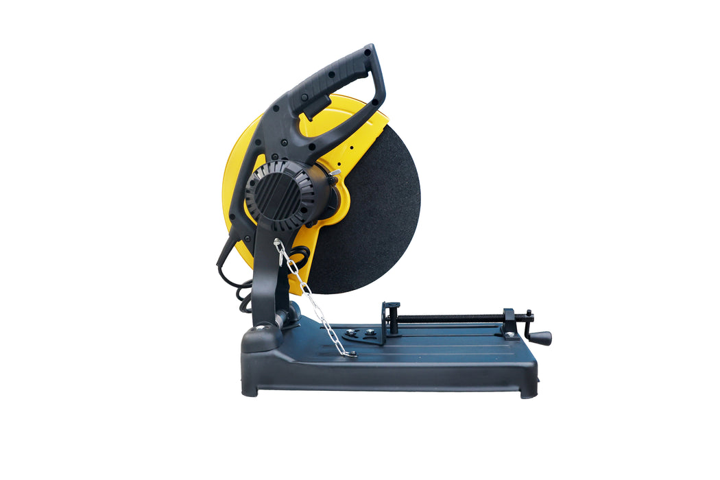 Pilot Cut Off Machine 2400W 355MM (14 Inch) | 3500 RPM Heavy Duty Metal Cutting Saw | Industrial Chop Saw for Steel Rods, Pipes, Iron & Fabrication Work