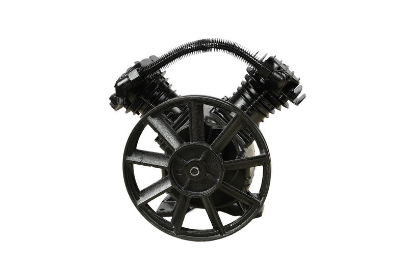 Pilot Tools 2065 Air Compressor Head 3HP | Oil Lubricated Twin Cylinder Pump | 250 L/min Air Delivery | 8 Bar (115 PSI) | Heavy Duty Compressor Head for Pneumatic Tools & Industrial Applications