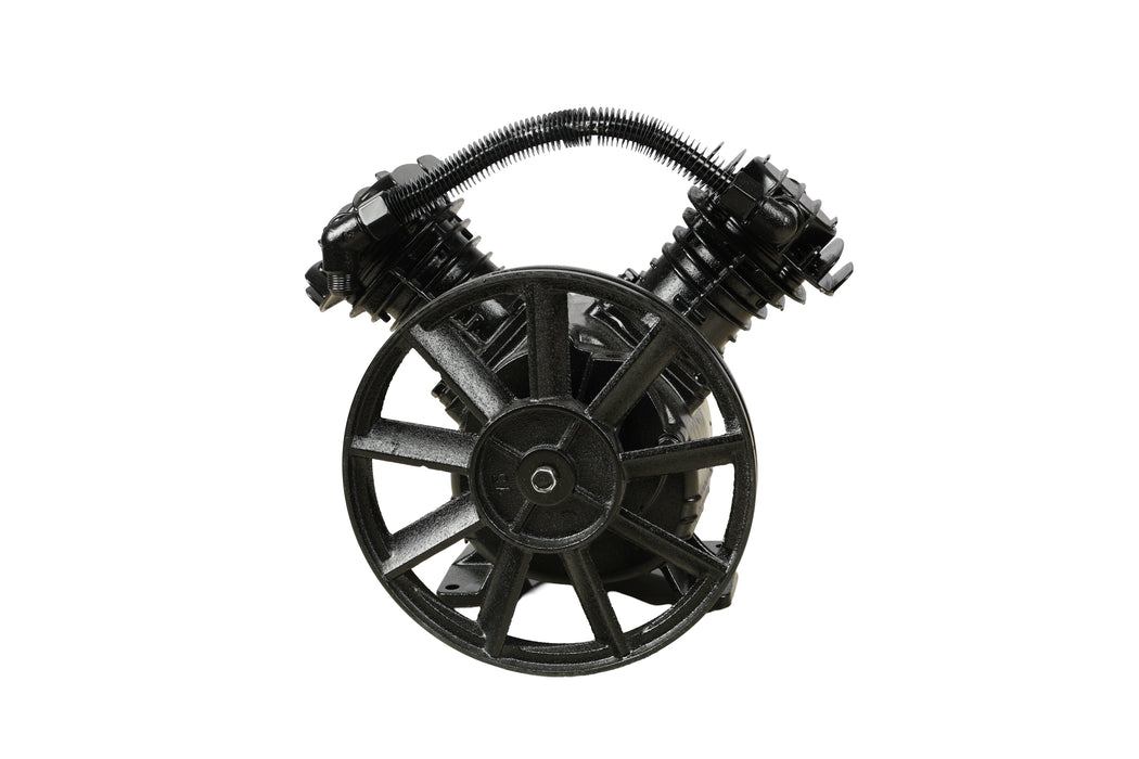 Pilot Tools 2065 Air Compressor Head 3HP | Oil Lubricated Twin Cylinder Pump | 250 L/min Air Delivery | 8 Bar (115 PSI) | Heavy Duty Compressor Head for Pneumatic Tools & Industrial Applications