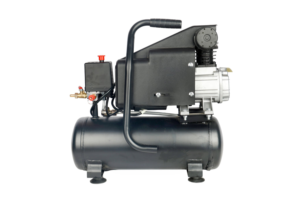 Pilot 2HP Direct Driven Air Compressor 12L, 256L/min, 8 Bar, 2850 RPM – Portable Air Compressor for Car Washing, Tyre Inflation, Spray Painting & Garage Use