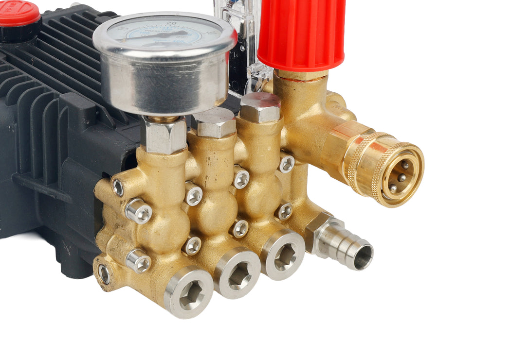 High Pressure Triplex Plunger Pump 120 Bar 19 MM Flange