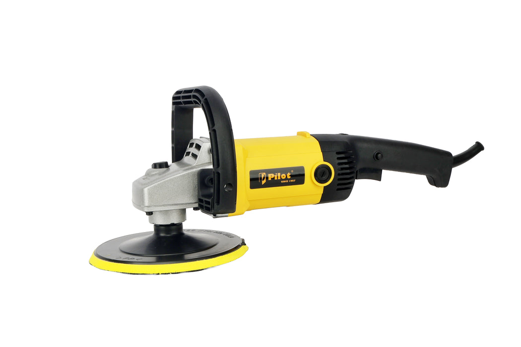 Pilot Car Polisher Machine 1500W | Variable Speed 600–3000 RPM | 180mm Polishing Pad | Heavy Duty Electric Buffer & Waxing Machine for Cars, Bikes, Furniture & Professional Detailing