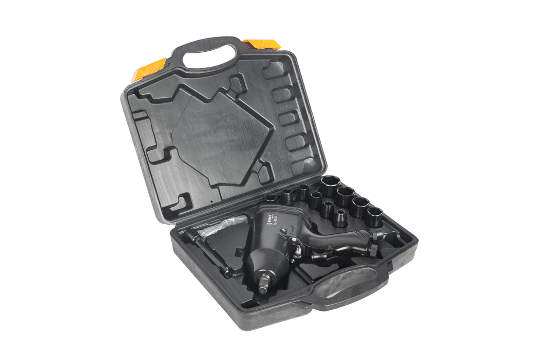 Pilot Air Impact Wrench 1/2 Inch 350NM | 8000 RPM Pneumatic Impact Gun | Heavy Duty Air Powered Wrench for Automotive Workshops, Garages, Maintenance & Industrial Applications