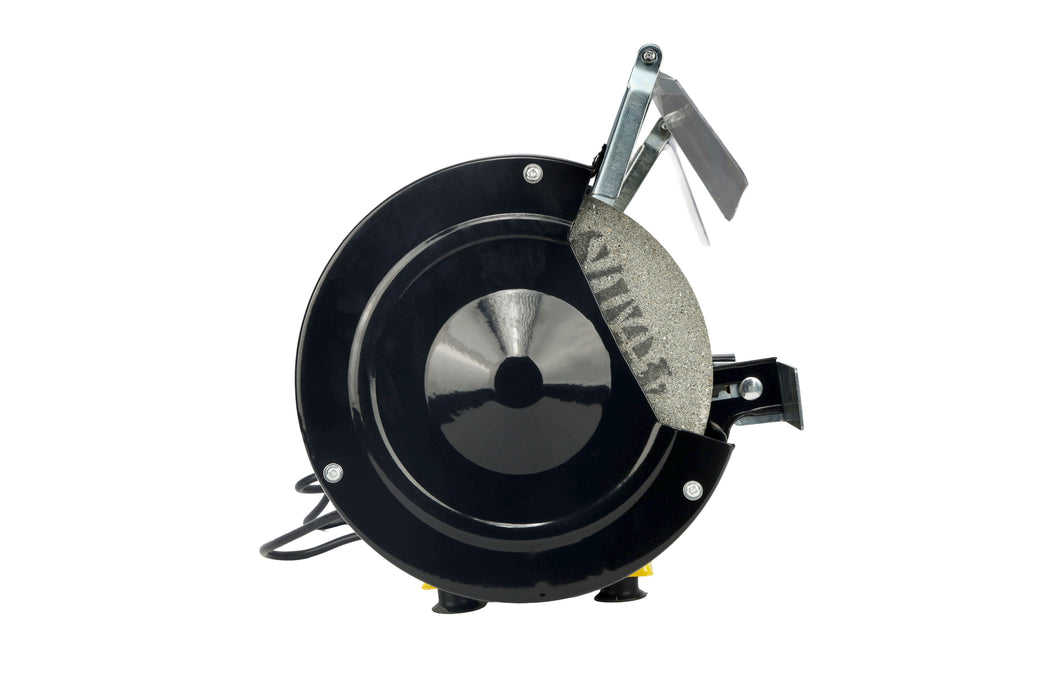 Pilot Bench Grinder 8 Inch 300W Electric Grinding Machine | 2950 RPM Heavy Duty Bench Grinder for Tool Sharpening, Metal Grinding, Rust Removal, Polishing & Workshop Use