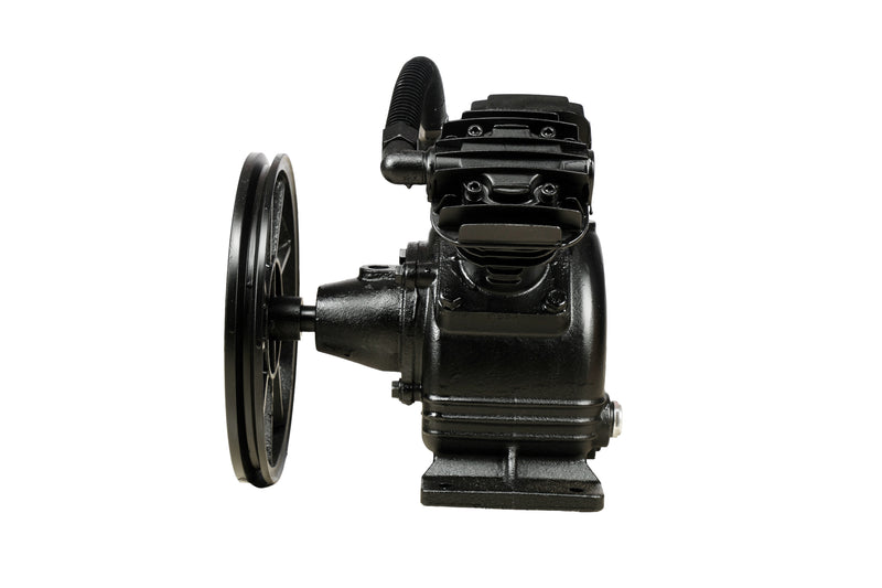 Pilot Tools 2051 Air Compressor Head 2HP | Oil Lubricated Twin Cylinder Pump | 170 L/min | 8 Bar (115 PSI) | Heavy Duty Compressor Head for Pneumatic Tools & Industrial Applications