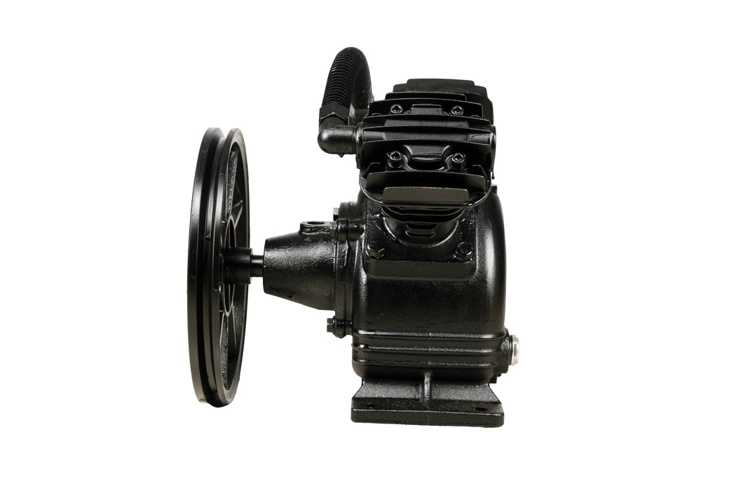 Pilot Tools 2051 Air Compressor Head 2HP | Oil Lubricated Twin Cylinder Pump | 170 L/min | 8 Bar (115 PSI) | Heavy Duty Compressor Head for Pneumatic Tools & Industrial Applications