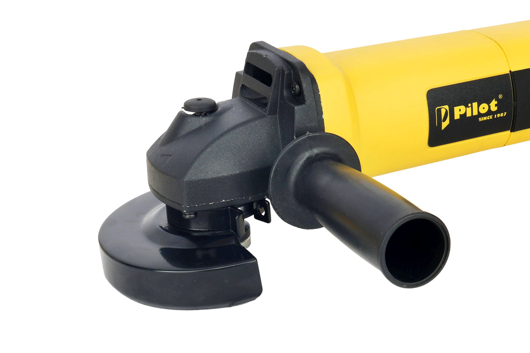 Pilot Angle Grinder 4 Inch 900W Copper Motor | 100MM Disc | 11000 RPM High-Speed Grinder | Heavy Duty Electric Cutting, Grinding & Polishing Machine for Metal, Steel & Construction Work