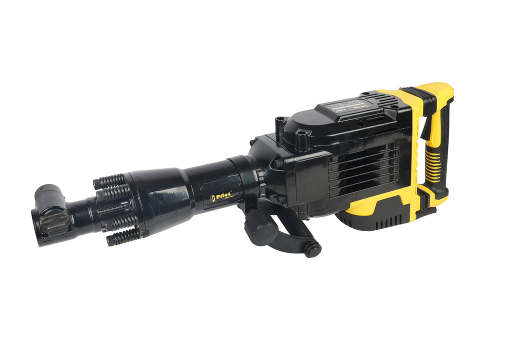 Pilot Demolition Hammer 24KG 3000W Electric Jack Hammer | 75J Impact Energy | 2200 BPM Heavy Duty Concrete Breaker with Comfort Grip Handle for RCC, Concrete, Roadwork, Construction & Industrial Demolition