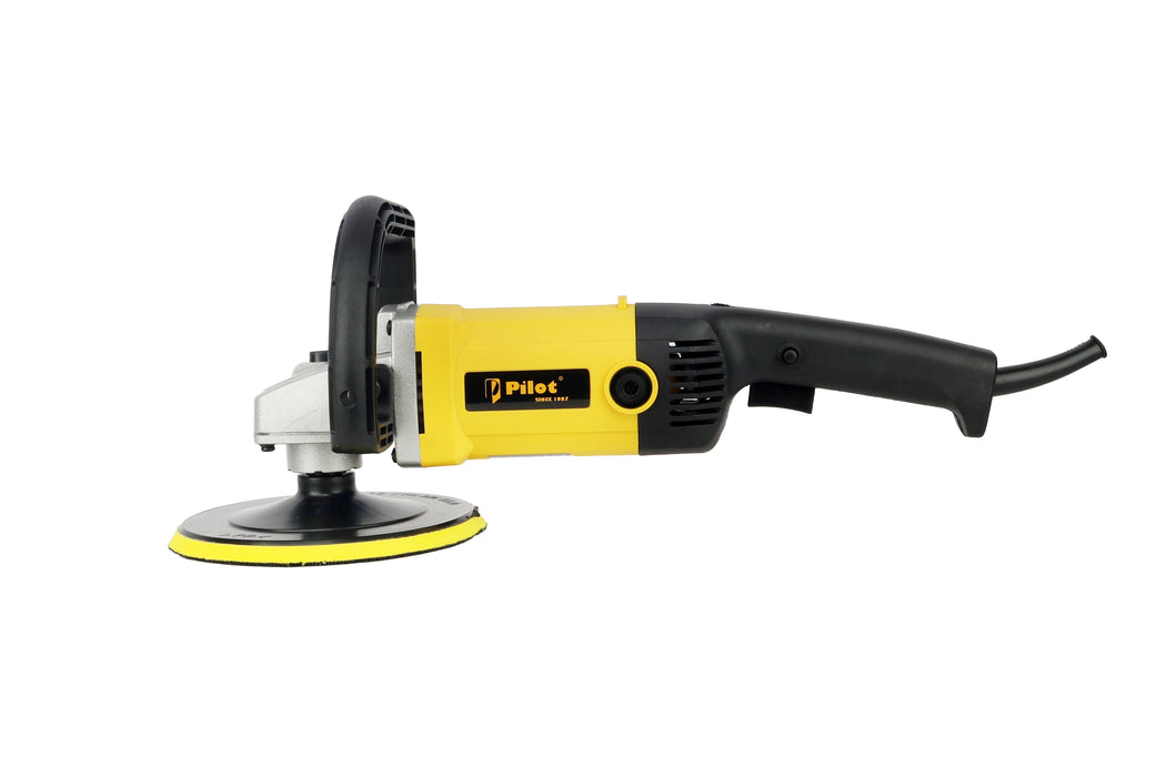 Pilot Car Polisher Machine 1500W | Variable Speed 600–3000 RPM | 180mm Polishing Pad | Heavy Duty Electric Buffer & Waxing Machine for Cars, Bikes, Furniture & Professional Detailing