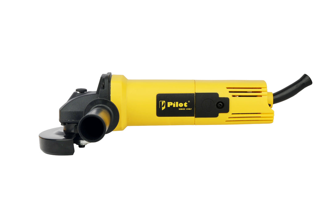 Pilot Angle Grinder 4 Inch 900W Copper Motor | 100MM Disc | 11000 RPM High-Speed Grinder | Heavy Duty Electric Cutting, Grinding & Polishing Machine for Metal, Steel & Construction Work