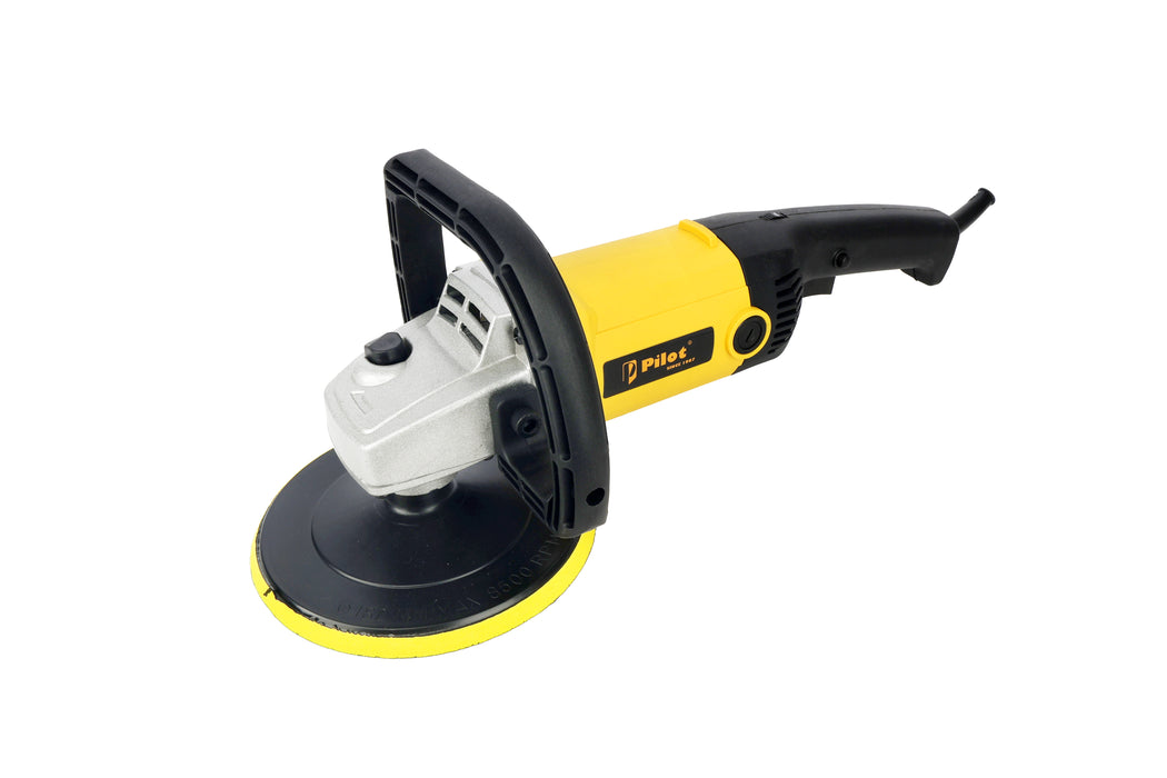Pilot Car Polisher Machine 1500W | Variable Speed 600–3000 RPM | 180mm Polishing Pad | Heavy Duty Electric Buffer & Waxing Machine for Cars, Bikes, Furniture & Professional Detailing