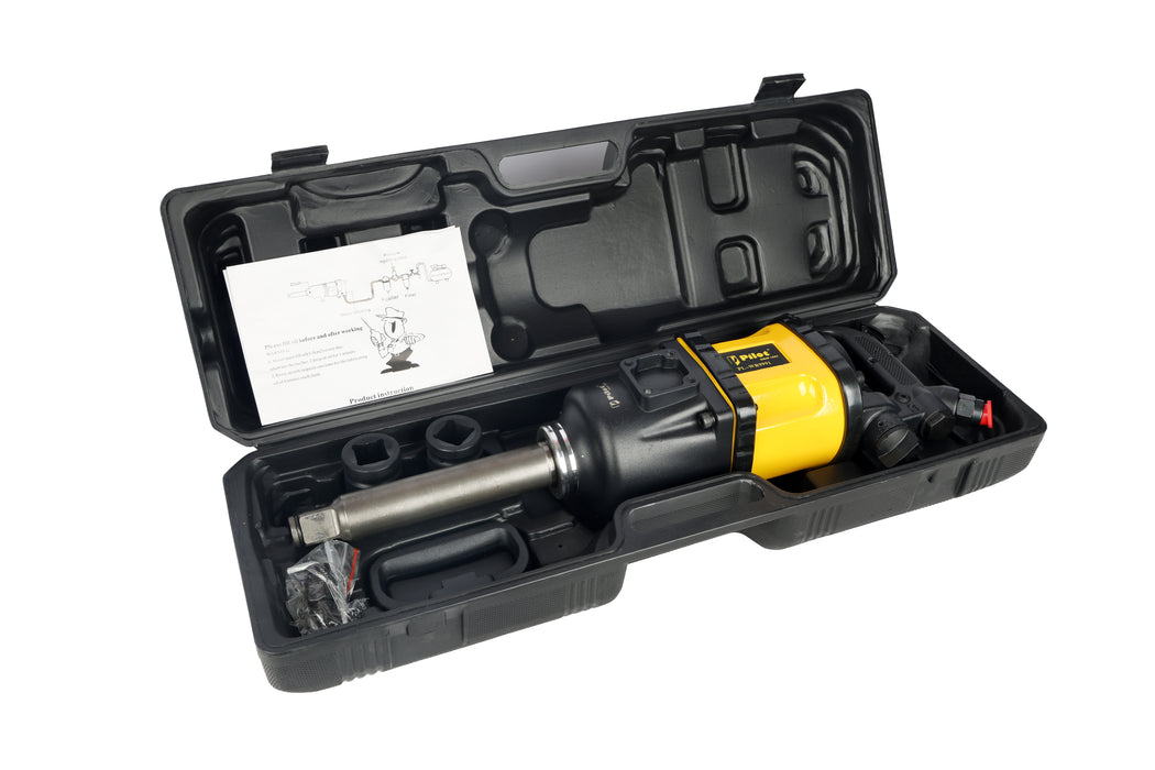 Pilot Air Impact Wrench 1 Inch 3500Nm Torque | Heavy Duty Pneumatic Impact Gun | Professional Industrial Air Tool for Trucks, Construction, Mining & Heavy Equipment Maintenance