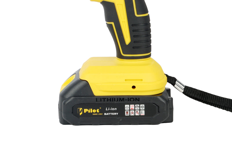 Pilot Cordless Drill Machine 21V | 24 Pcs Tool Kit | 25 Nm Max Torque | 10MM Chuck | Copper Winding Motor | Rechargeable Power Drill for Wood, Metal, Furniture Assembly, DIY & Home Repairs