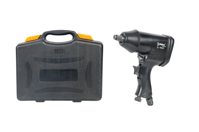 Pilot Air Impact Wrench 1/2 Inch 350NM | 8000 RPM Pneumatic Impact Gun | Heavy Duty Air Powered Wrench for Automotive Workshops, Garages, Maintenance & Industrial Applications