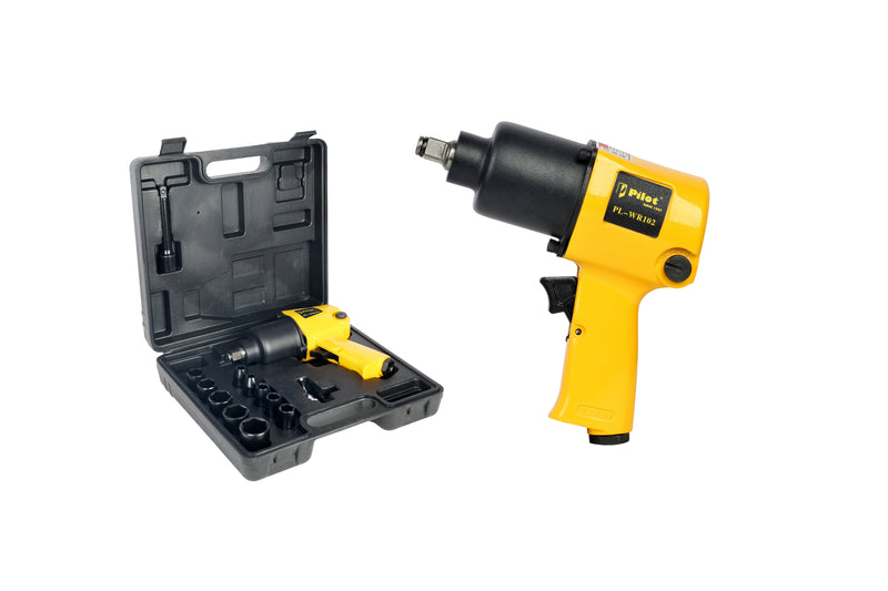 Pilot Air Impact Wrench 1/2 Inch 550Nm Torque | Heavy Duty Pneumatic Impact Gun | Professional Air Tool for Automotive, Garage & Industrial Applications