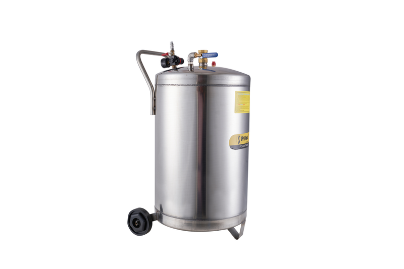 PILOT 80L Stainless Steel Foam Tank Sprayer | SS 201 Body | 2–3 Bar Working Pressure | 1.5 mm Thick Tank | Industrial Foam Sprayer for Car Washing, Food Processing, Pharma & Commercial Cleaning