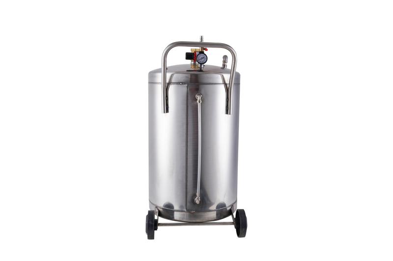 PILOT 80L Stainless Steel Foam Tank Sprayer | SS 201 Body | 2–3 Bar Working Pressure | 1.5 mm Thick Tank | Industrial Foam Sprayer for Car Washing, Food Processing, Pharma & Commercial Cleaning