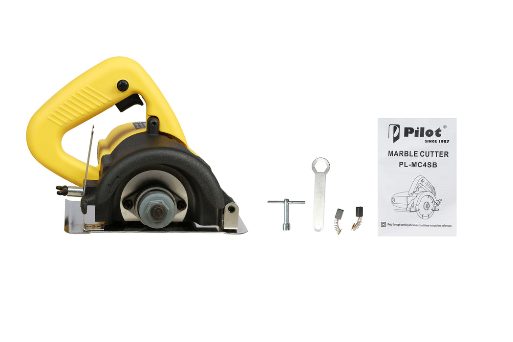 Pilot Marble Cutter 1350W 110MM SB Type Copper Motor | 12500 RPM High-Speed Tile, Marble & Granite Cutting Machine | Heavy Duty Electric Stone Cutter for Professional & DIY Use