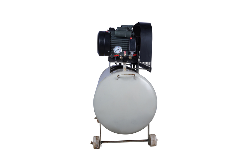 Belt Driven Air Compressor Double Cylinder 140L 2HP Crompton Motor