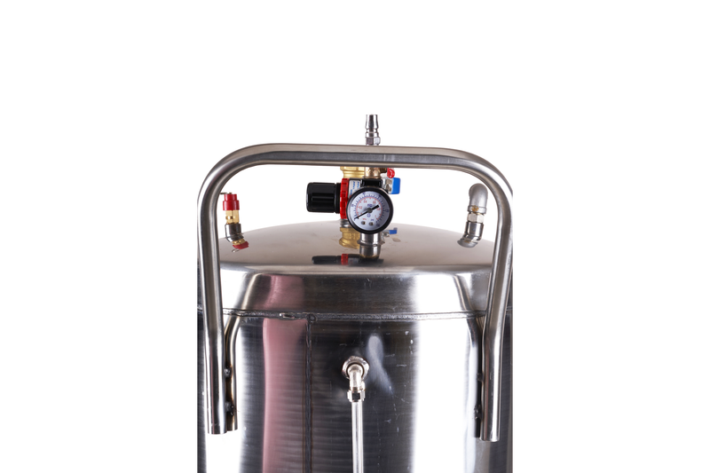 PILOT 80L Stainless Steel Foam Tank Sprayer | SS 201 Body | 2–3 Bar Working Pressure | 1.5 mm Thick Tank | Industrial Foam Sprayer for Car Washing, Food Processing, Pharma & Commercial Cleaning