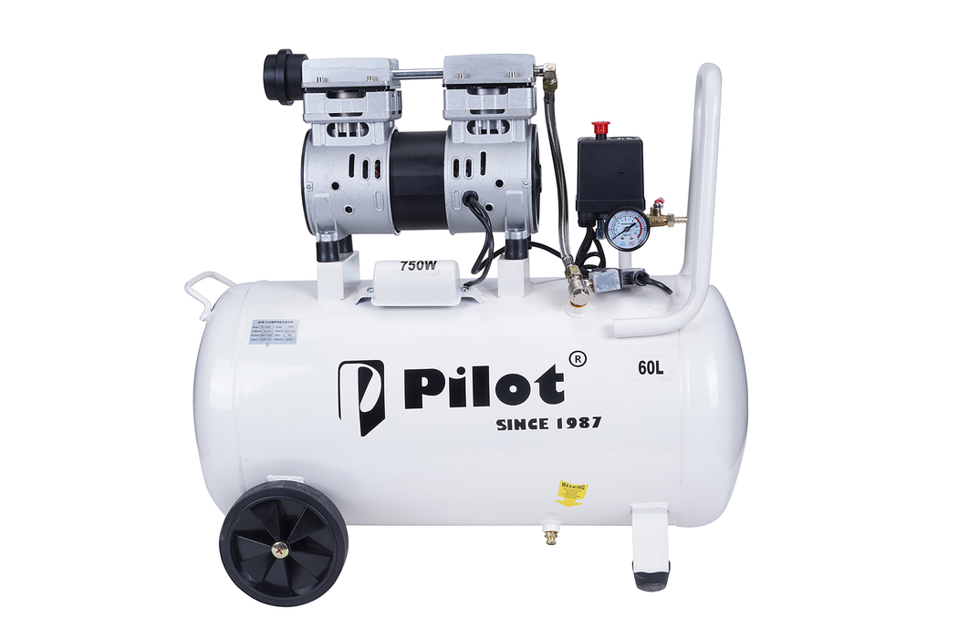 Oil-Free Silent Air Compressor 60L 750W | PL-OF60