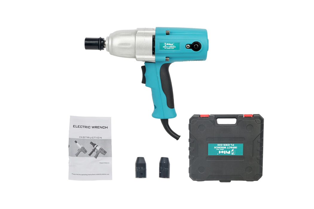 Pilot Electric Wrench 1/2 Inch 500W | Heavy Duty Electric Impact Wrench | Professional Power Tool for Automotive Repair, Construction, Industrial Maintenance & Workshop Applications