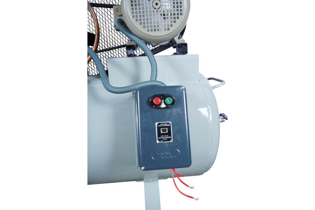 Belt Driven Air Compressor Double Cylinder 220L 5HP Crompton Motor