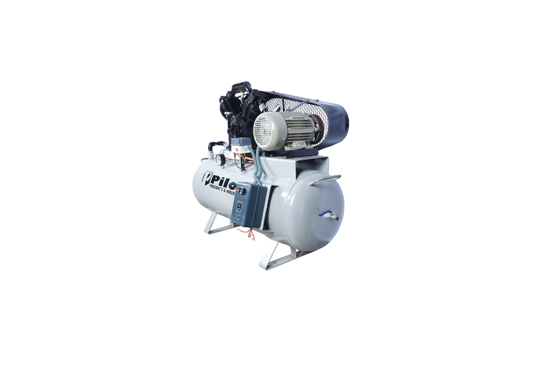 Belt Driven Air Compressor Triple Cylinder 475L 10HP Crompton Motor
