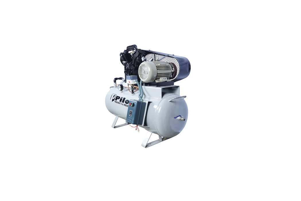 Belt Driven Air Compressor Triple Cylinder 475L 10HP Crompton Motor