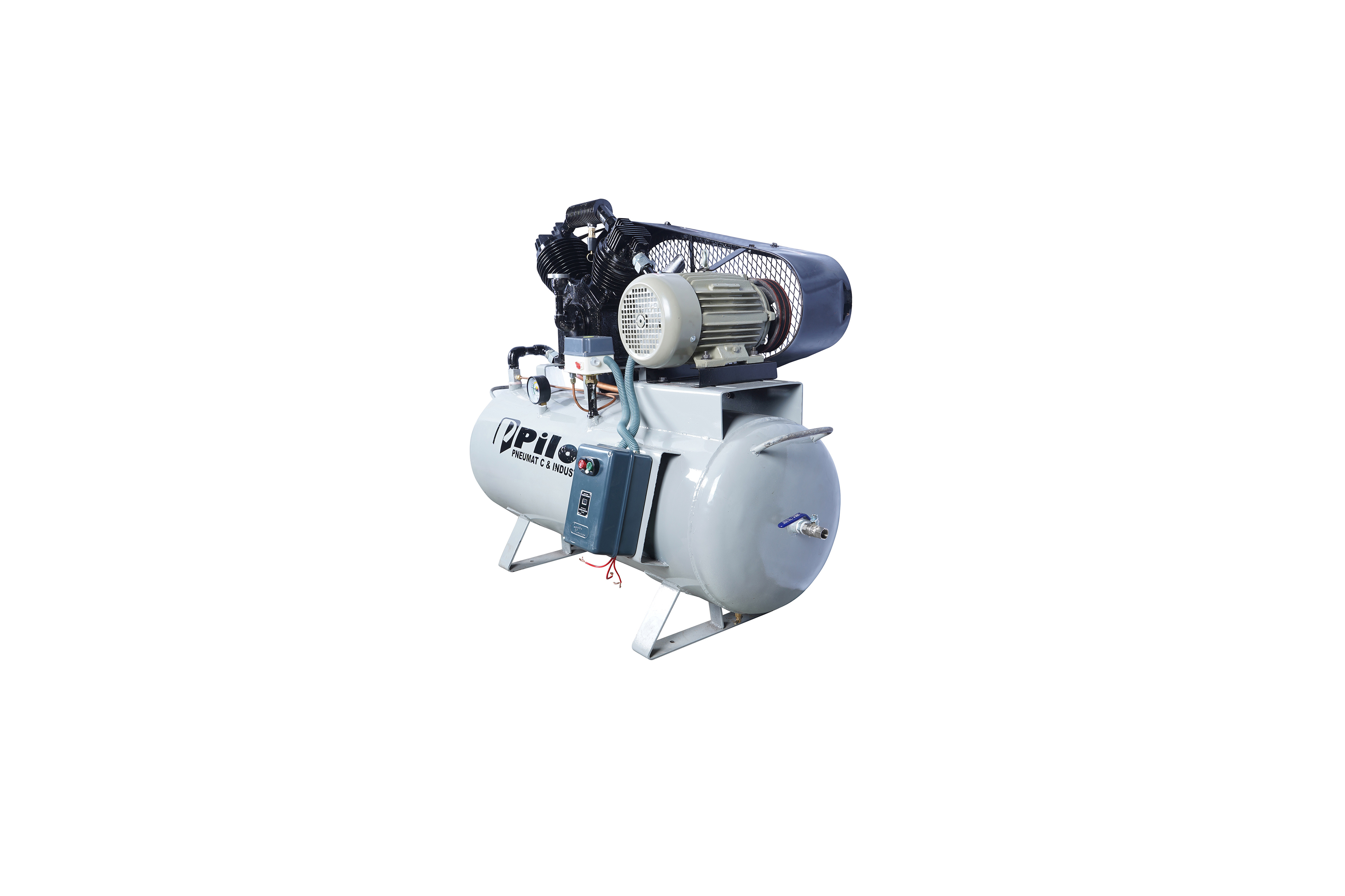 Belt Driven Air Compressor Triple Cylinder 475L 10HP Crompton Motor ...