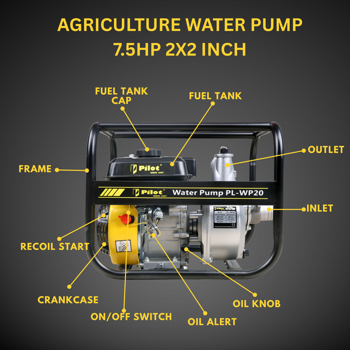 Agriculture Water Pump 7.5HP 2X2 Inch