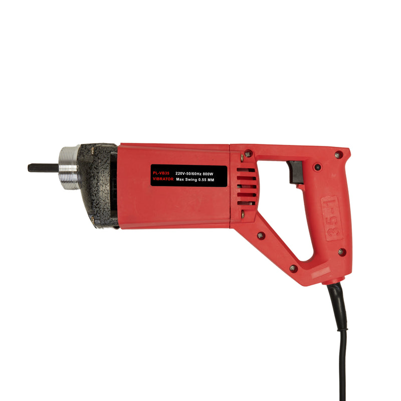 Pilot Portable Concrete Vibrator 800W, 4300 RPM High-Speed Concrete Compactor, 1-1.5m Vibration Range, 110V/220V Dual Voltage, Lightweight Handheld Cement Vibrator for Construction, Road Work & DIY Projects
