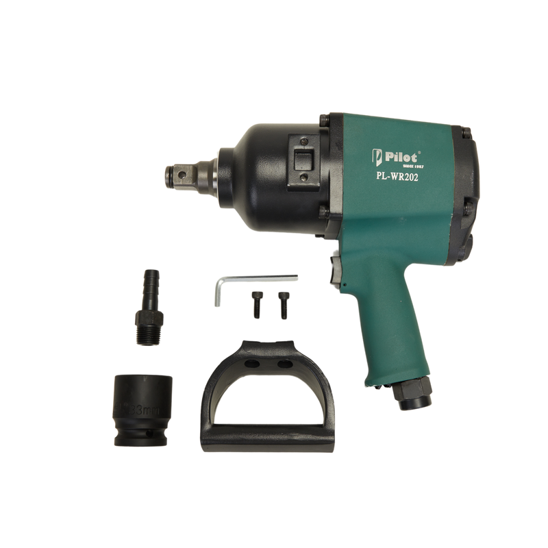 Pilot Air Impact Wrench 3/4 Inch 1800Nm Torque | Heavy Duty Pneumatic Impact Gun | Professional Industrial Air Tool for Automotive, Construction & Mining Applications