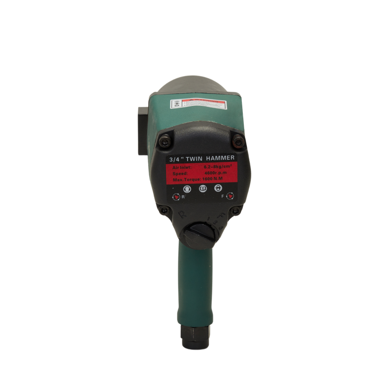 Pilot Air Impact Wrench 3/4 Inch 1800Nm Torque | Heavy Duty Pneumatic Impact Gun | Professional Industrial Air Tool for Automotive, Construction & Mining Applications