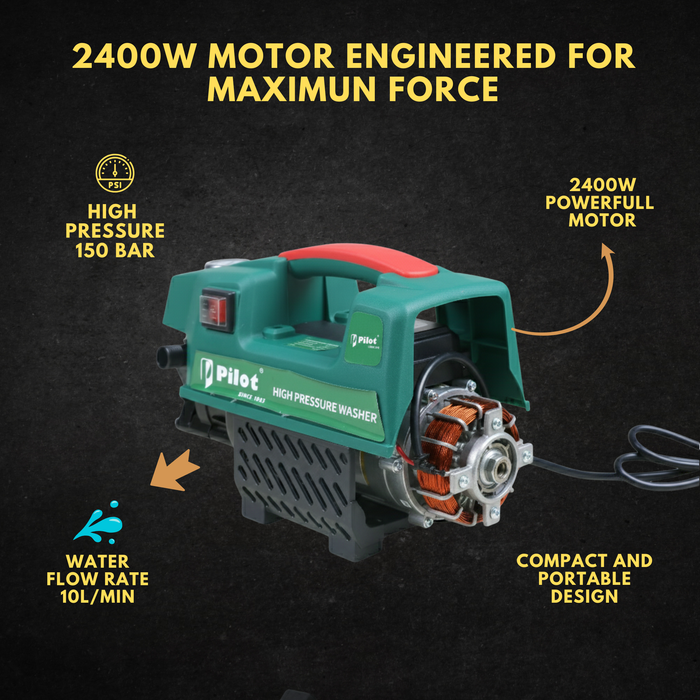 2400W High Pressure Car Washer/150 Bar Power Washer Machine