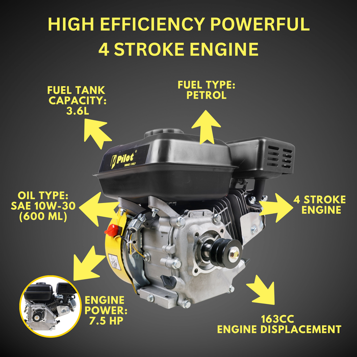 Petrol Driven Engine 7.5 HP