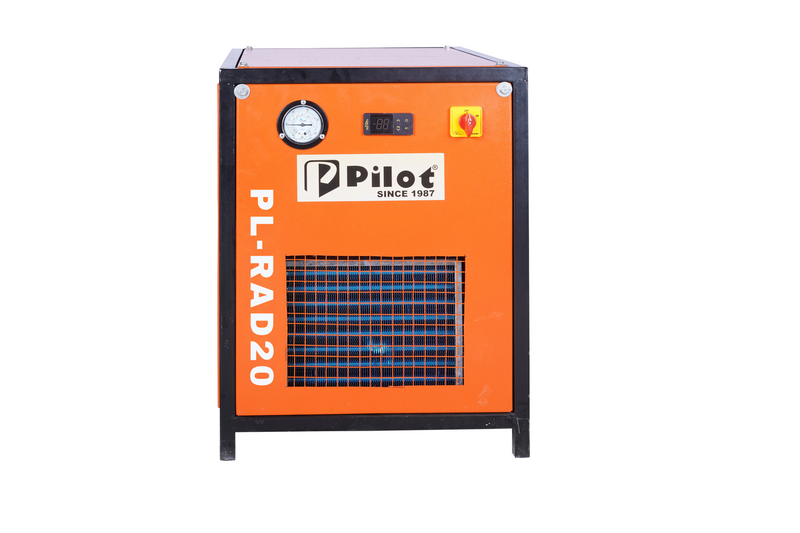 Pilot Tools 20 CFM Air Dryer for Air Compressor | Refrigerated Compressed Air Dryer | Emerson Copeland Compressor | Auto Drain | Digital Display | 2–3°C Dew Point | Industrial Moisture Removal System