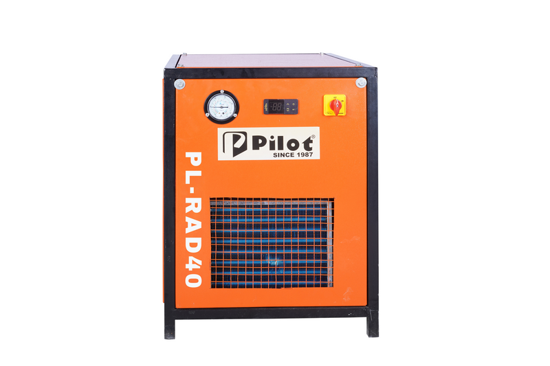 Pilot Tools 40 CFM Air Dryer for Air Compressor | Refrigerated Compressed Air Dryer | Emerson Copeland Compressor | Auto Drain | Digital Display | 2–3°C Dew Point | Moisture Removal for Industrial Applications