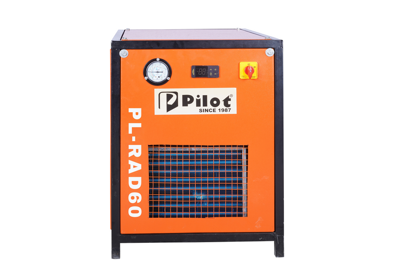 Pilot Tools 60 CFM Air Dryer for Air Compressor | Refrigerated Compressed Air Dryer | Emerson Copeland Compressor | Auto Drain | Digital Display | 2–3°C Dew Point | Industrial Moisture Removal System