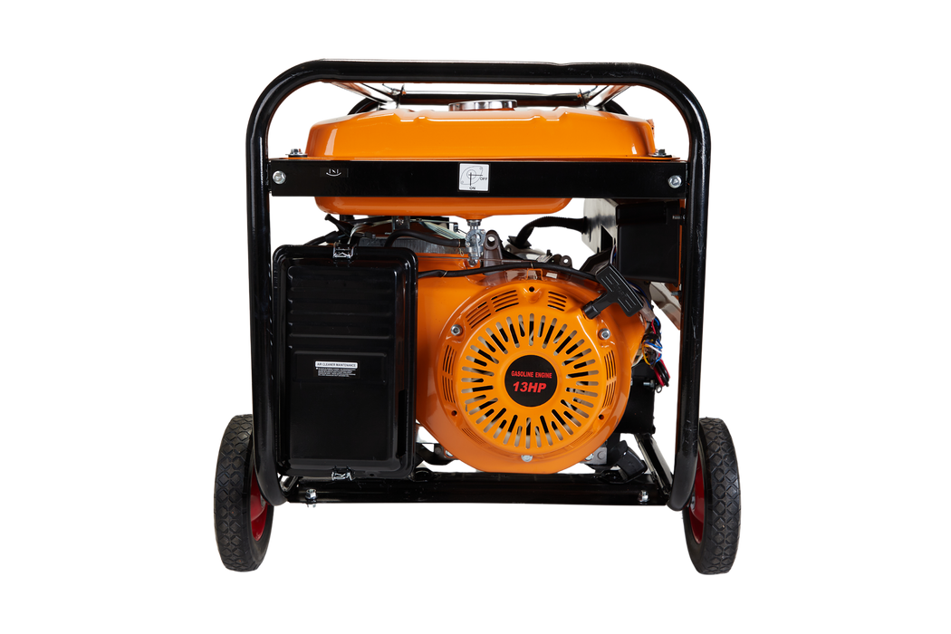 Generator 5.5KW Self Start Inbuilt Battery Wheels & Handles