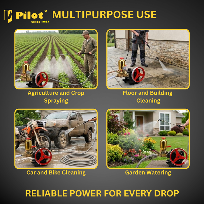HTP Power Sprayer Pump 30No Heavy Duty Golden Color | PL-HTP80