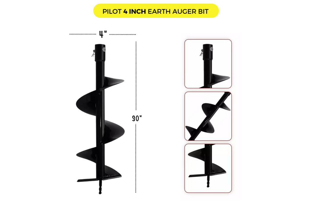 Earth Auger Drill Bit 4Inch