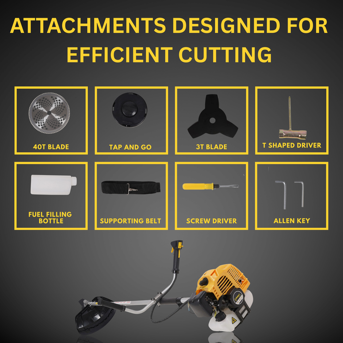 Brush Cutter 2 Stroke 52CC Side