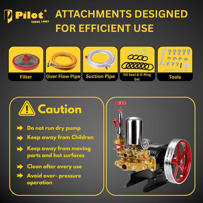 HTP Power Sprayer Pump 100No 4 Plunger | PL-HTP120