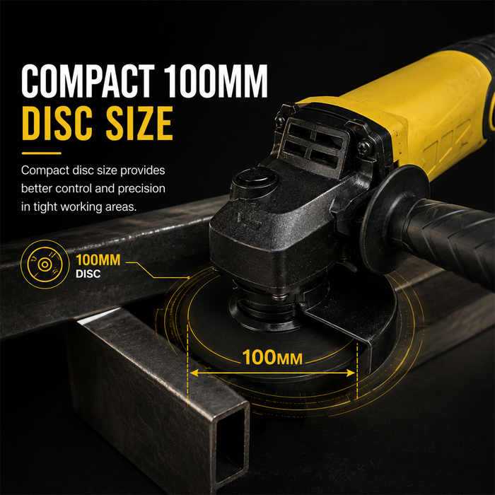 Pilot Angle Grinder 4 Inch 1200W Copper Motor | 100mm Disc High-Speed Cutting & Grinding Machine