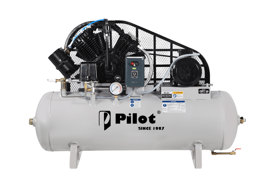 Belt Driven Air Compressor 220L 5HP Motor