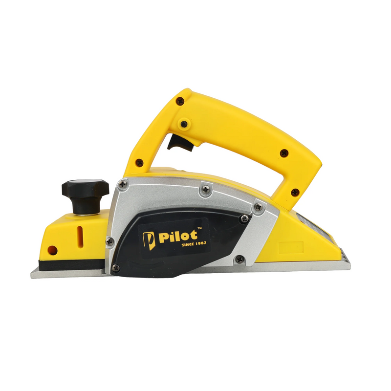 Pilot Electric Planer 750W 82mm Wood Planer | 15500 RPM Heavy Duty Hand Planer with Adjustable Depth Control for Woodworking, Carpentry, Furniture Making & Construction
