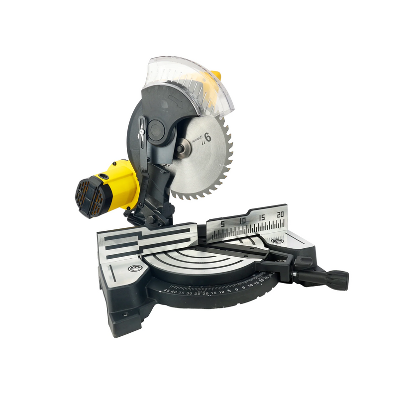 Pilot Miter Saw 255MM 10 Inch Blade 2200W Copper Motor | 6000 RPM Wood & Metal Cutting Machine